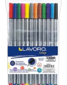 FINALINER COLORES PASTELES x12 U. LAVORO