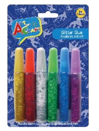Glitter Glue 6 colores 10 ml