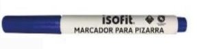 MARCADOR DE PIZARRA PTA. REDONDA AZUL. ISOFIT