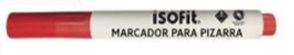 MARCADOR DE PIZARRA ROJO PTA. REDONDA. ISOFIT