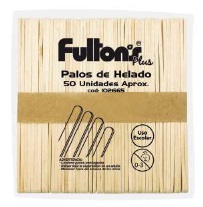 PALOS DE HELADO NATURAL. FULTONS