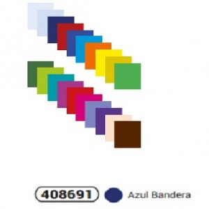 Papel seda color azul bandera, 50 x 75 cm, 22 gr
