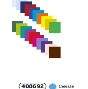 PAPEL SEDA COLOR CELESTE 10 UN.