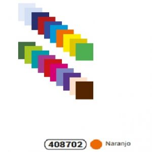 PAPEL SEDA COLOR NARANJO 10 UN.