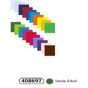 PAPEL SEDA COLOR VERDE ÁRBOL 10 UN.