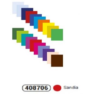 PAPEL SEDA COLOR SANDIA 10 UN.