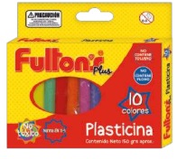 PLASTICINA REDONDA 10 COL. FULTONS