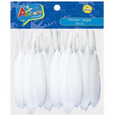 PLUMAS BLANCAS X50 U. ART&CRAFT