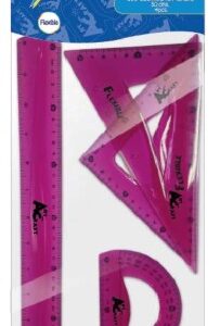 SET REGLAS GEOMETRIA FLEXIBLE 30 CM. ARTCRAF