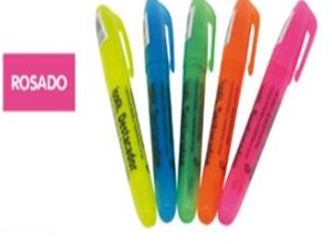 DESTACADOR DE BOLSILLO ROSADO. ISOFIT
