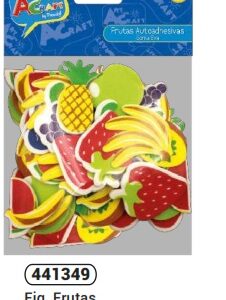 FRUTAS AUTOADHESIVAS DE GOMA EVA