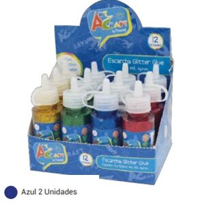 GLITTER GLUE AZUL. ART&CRAFT