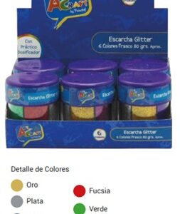 ESCARCHILLA DORADA X20 U. ART&CRAFT
