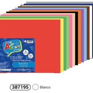 GOMA EVA COLOR NEGRO 40x60 CM. FULTONS