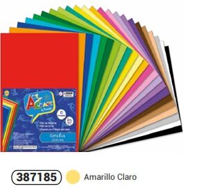 GOMA EVA AMARILLA, 20X30 CM. X10 U. FULTONS