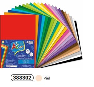 GOMA EVA PIEL, 20X30 CM. X10 U. FULTONS