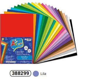 GOMA EVA LILA, 20X30 CM. X10 U. FULTONS
