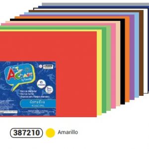 GOMA EVA AMARILLA 40x60 CM. FULTONS