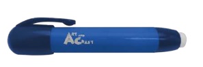 GOMA DE BORRAR RETRACTIL AZUL. ART&CRAFT