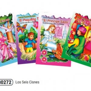 Cuentos  para colorear , Los seis cisnes . 16 paginas. 29,2 x 21 cms