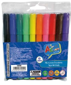 PLUMONES JUMBO x12 COL. LAVORO