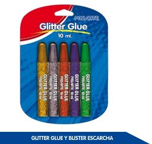 GLITTER GLUE COLORES SURTIDOS. PROARTE
