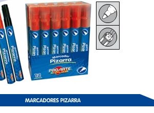 MARCADOR DE PIZARRA PTA. REDONDA AZUL. PROARTE