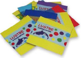 PAPEL LUSTRE 24 HJS.  .10 x 10 CM. ARTCRAF