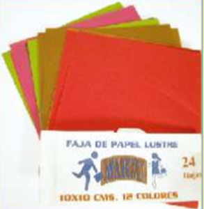 PAPEL LUSTRE 10X10 24 HJS. ART&GRAFT