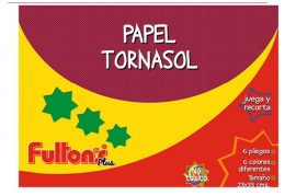 Estuche Tornasol   colores, 23x33cm, 6 colores surtidos 6 hojas