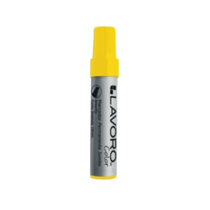 MARCADOR PERMANENTE JUMBO AMARILLO. LAVORO