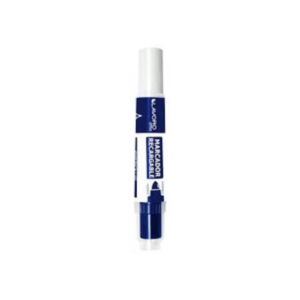 MARCADOR DE PIZARRA RECARGABLE AZUL. LAVORO